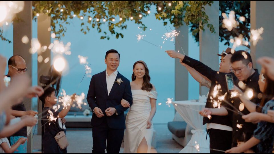 Cinematic wedding at Como Point Yamu – Sue & Louis